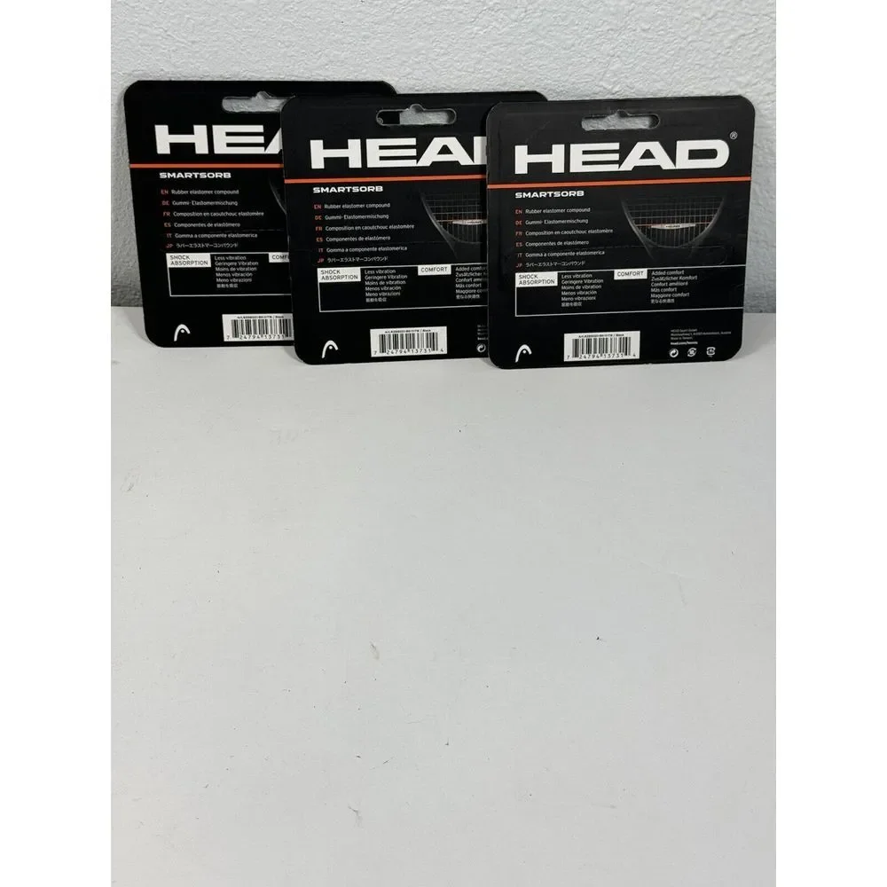 Brand New Head SmartSorb Tennis Racuet Shock Absoption Racket String‎ Lot Of 3